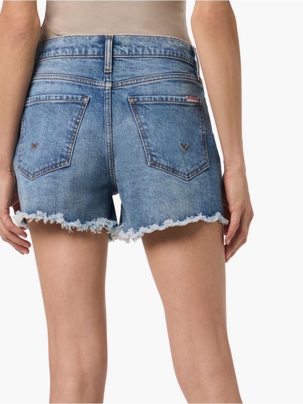Hudson Jeans Gracie Frayed Denim Shorts